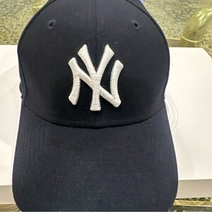 New Era Navy Cap with White Pinstriped 99 Patch